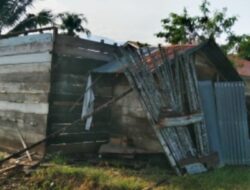 Lima Unit Rumah dari Tiga Desa Tersapu Puting Beliung di Agara