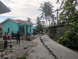 Pemdes Lembah Haji Manfaatkan  Dana Desa Bangun Jalan Pertanian