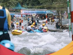 Atlet Putra Jawa Tengah Sabet Medali Emas Di Nomor Slalom R4 Cabor Arung Jeram PON XXI Aceh-Sumut