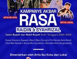 Yuk Bergoyang Bersama Artis Ridho Rhoma, Fanny KDI 2 dan Sopan Sopian Cs  Pada Kampaye Akbar Paslon Nomor Urut 2 Pada Sabtu 23 November